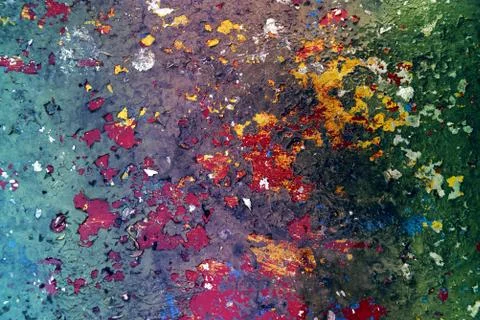 Colourful painted surface Foto stock