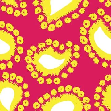 Colourful Paisley abstract Seamless Pattern Design Stockillustratie