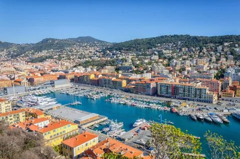 Colourful panoramic view on Nice Stock Photos