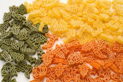Colourful pasta Stock Photos