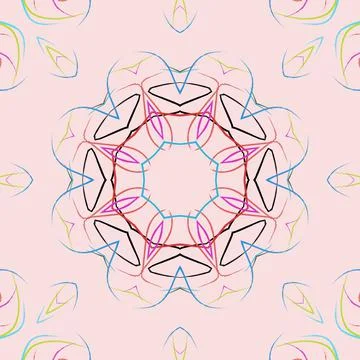 Colourful pattern design. Stock Illustration