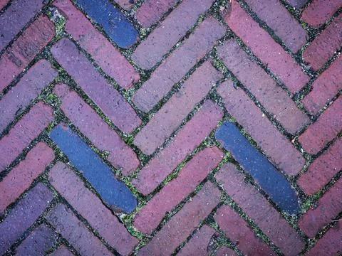 Colourful paving pattern for use as a background Stock Photos