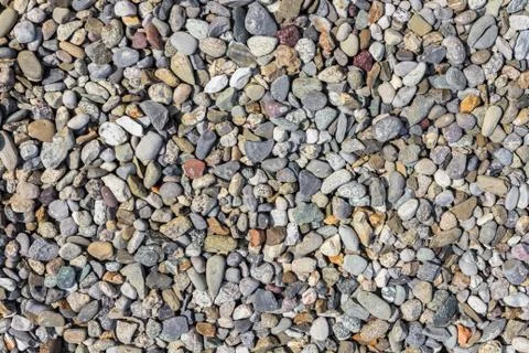 Colourful pebble texture Stock Photos