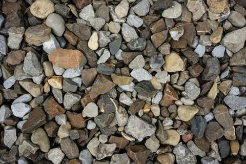 Colourful peeble stone background Stock Photos