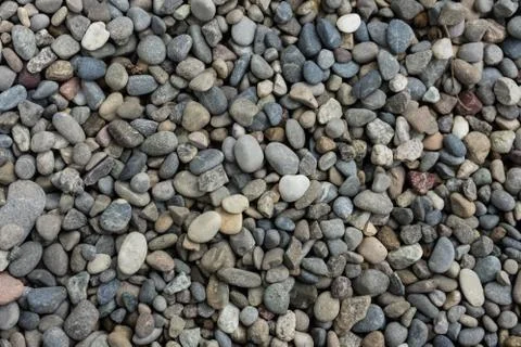 Colourful peeble stone background Stock Photos