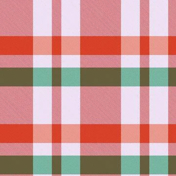 Colourful Plaid textured Seamless Pattern Illustrazione stock