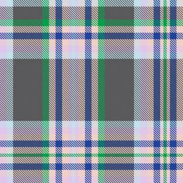 Colourful Plaid textured Seamless Pattern Stock Illustration