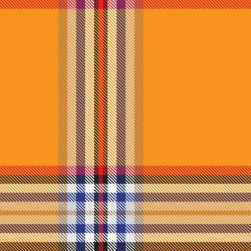 Colourful Plaid textured Seamless Pattern Stock Illustration