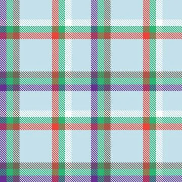 Colourful Plaid textured Seamless Pattern イラスト素材