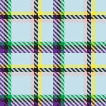 Colourful Plaid textured Seamless Pattern Illustrazione stock