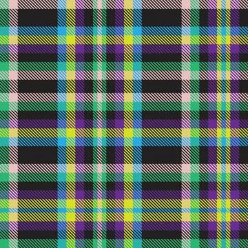 Colourful Plaid textured Seamless Pattern イラスト素材