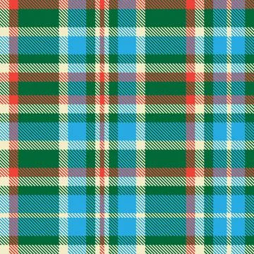Colourful Plaid textured Seamless Pattern Stock Illustration