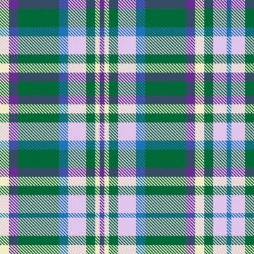 Colourful Plaid textured Seamless Pattern Stock Illustration