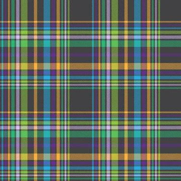 Colourful Plaid textured Seamless Pattern 스톡 일러스트