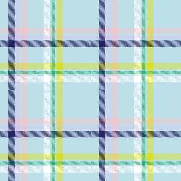 Colourful Plaid textured Seamless Pattern イラスト素材