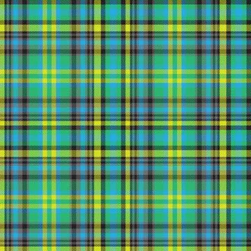 Colourful Plaid textured Seamless Pattern Stock Illustration
