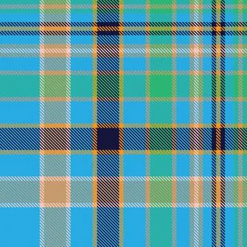 Colourful Plaid textured Seamless Pattern イラスト素材