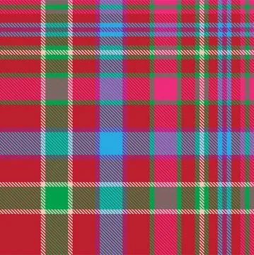 Colourful Plaid textured Seamless Pattern Illustrazione stock