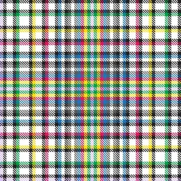 Colourful Plaid textured Seamless Pattern Illustrazione stock