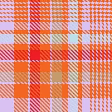 Colourful Plaid textured Seamless Pattern Illustrazione stock