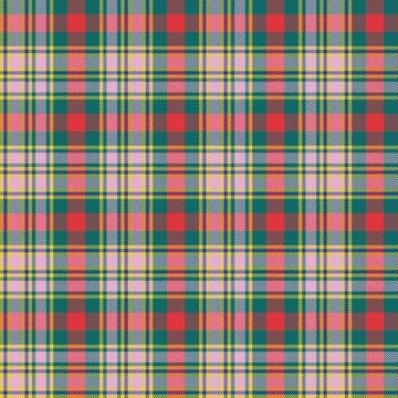 Colourful Plaid textured Seamless Pattern Illustrazione stock