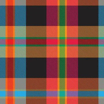 Colourful Plaid textured Seamless Pattern 스톡 일러스트