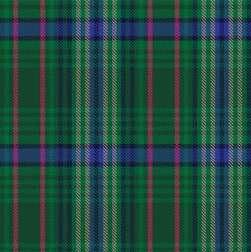 Colourful Plaid textured Seamless Pattern Stock Illustration