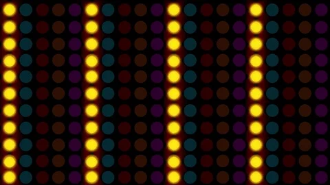 Colourful Polkadot Light Motion Background VJ 库存影片 72706145