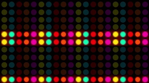Colourful Polkadot Light Motion Background VJ Video stock 72706172