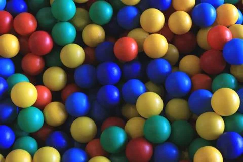 Colourful pool balls Stock Photos