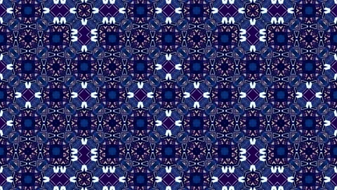 Colourful Psychedelic Patterns Loop Background Stock Footage 143479235