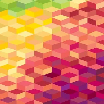 Colourful Rhombic Background Illustrazione stock
