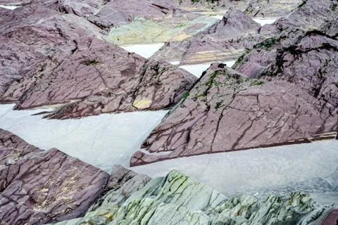 Colourful Rock Pattern Stock Photos