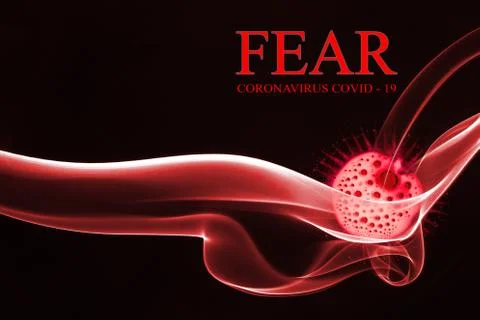 Colourful smoke forms, dynamic abstract design image Stock Illustration