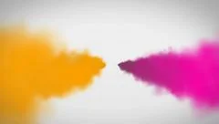 Colourful Smoke Reveal Stock After Effects