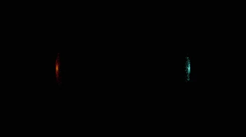 Colourful Sphere  Particles with lens flare  Glowing abstract background or   Stock Footage 66499613