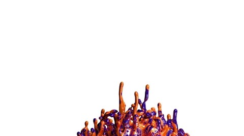 Colourful splash Video stock 35152840