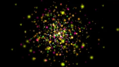 Colourful stars Stock Footage 337887851
