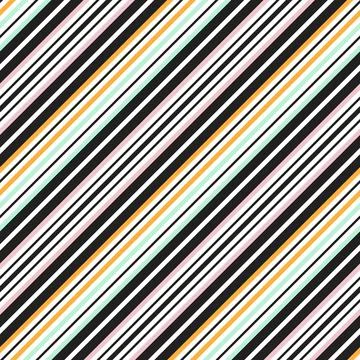 Colourful Stripe seamless pattern background in diagonal style Illustrazione stock