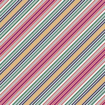 Colourful Stripe seamless pattern background in diagonal style Stock Illustration