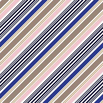 Colourful Stripe seamless pattern background in diagonal style Illustrazione stock