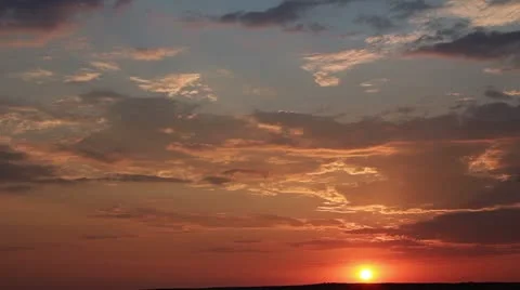 Colourful sunrise timelapse Stock Footage 11496181