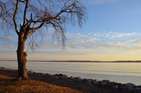 Colourful sunset Stock Photos
