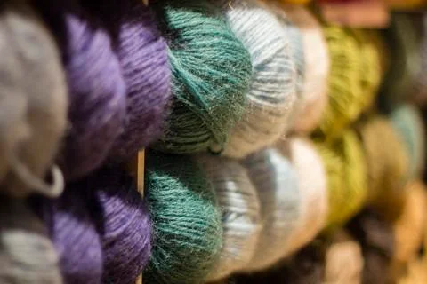 Colourful thread Stock Photos