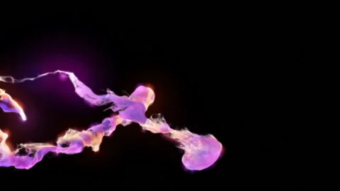 Colourful Trails smoke background transition Colorful lines of smoke spreading Stock Footage 103795330