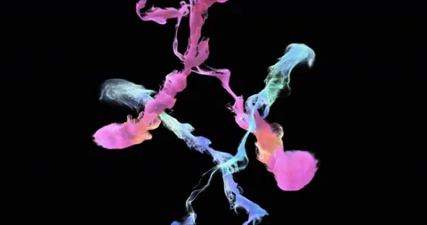 Colourful Trails smoke background transition Colorful lines smoke spreading Stock Footage 103795411