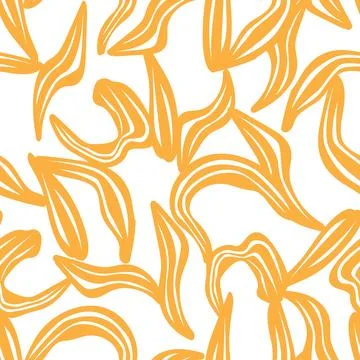 Colourful Tropical Leaf Seamless Pattern Design Stock Illustration