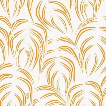 Colourful Tropical Leaf Seamless Pattern Design Stock Illustration