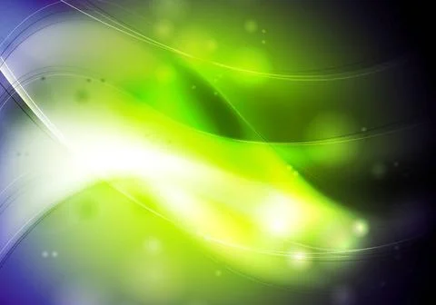Colourful vector waves design. Colourful abstract wavy design. Vector back... Foto stock