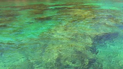 Colourful waters of the Mediterranean Stock Footage